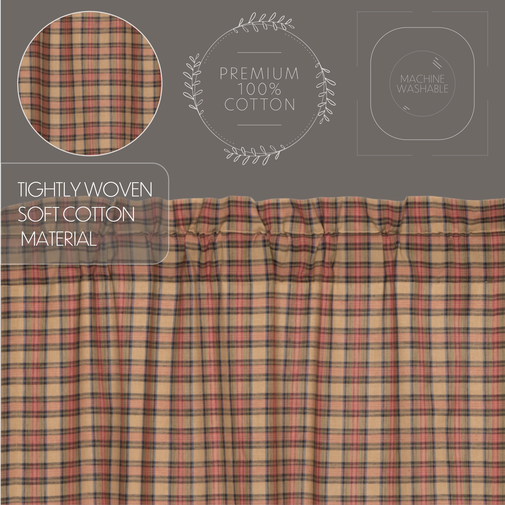 Crosswoods Panel Curtain Set of 2 84