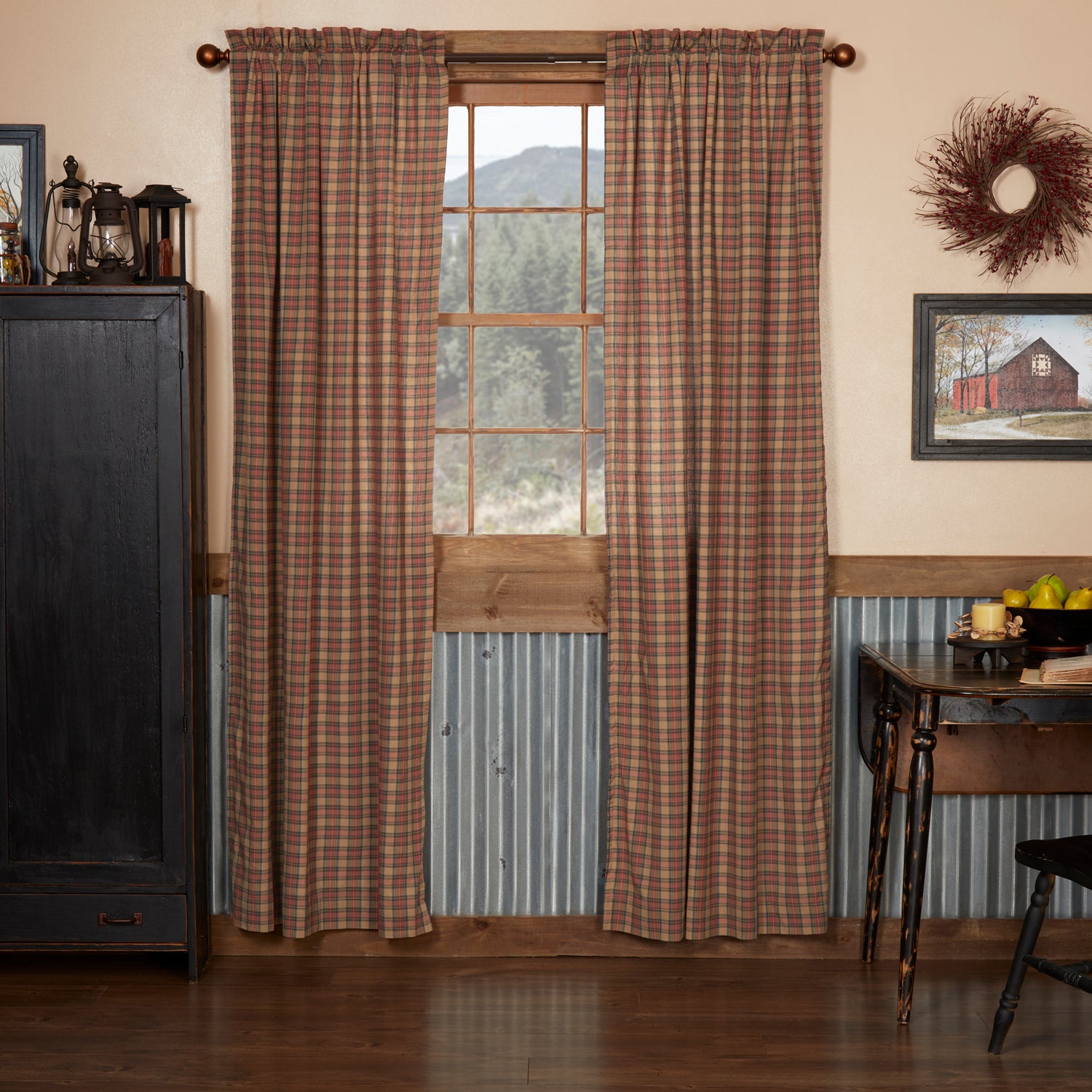Crosswoods Panel Curtain Set of 2 84