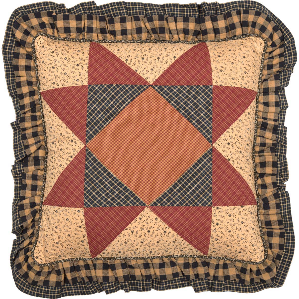 Maisie Patchwork Pillow 18x18 VHC Brands