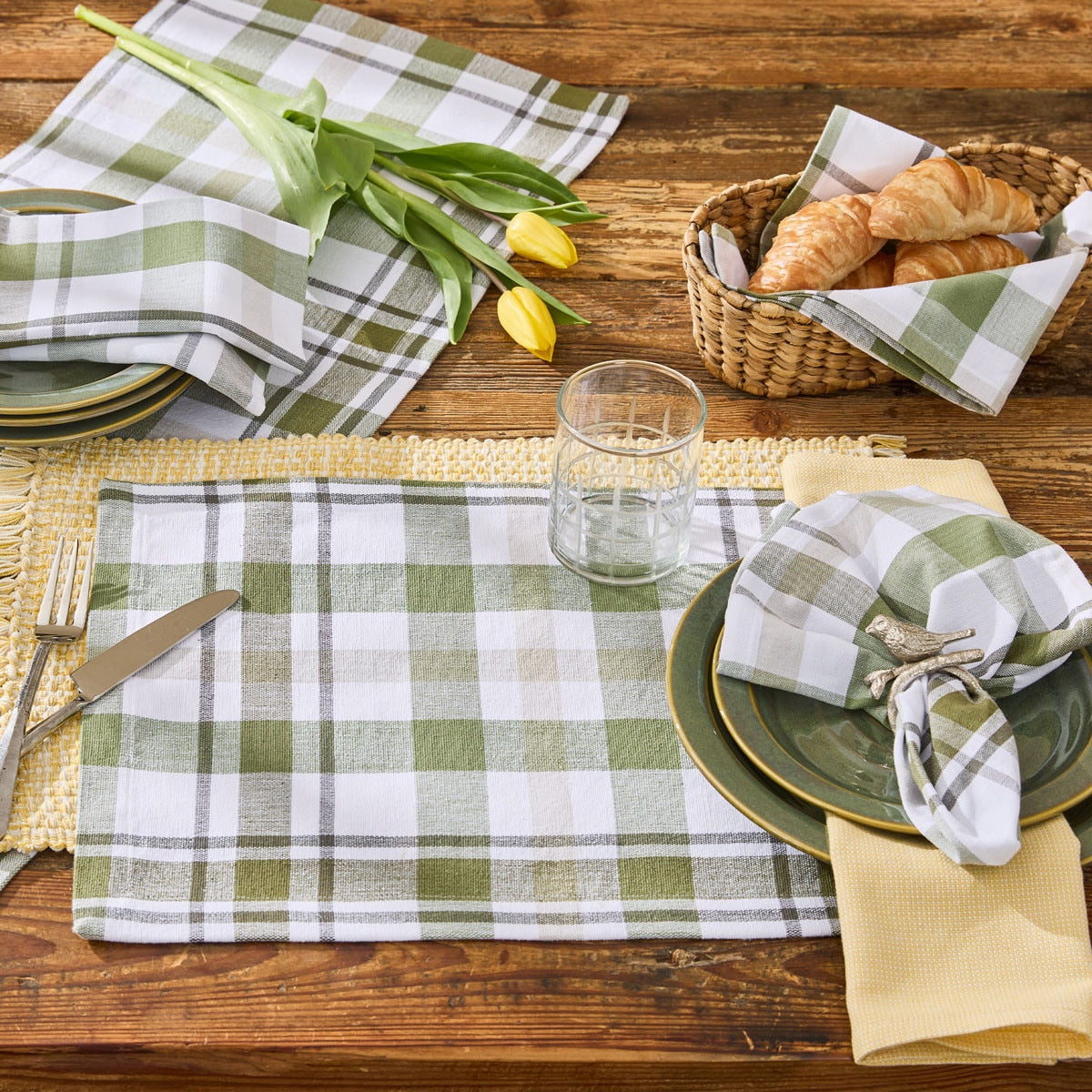 Hayes Plaid Napkins - Set of 6 Park Designs