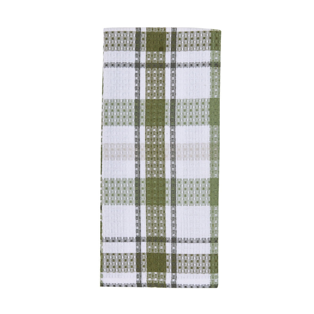 Hayes Plaid Waffle Dishtowels - Set of 2 Park Designs