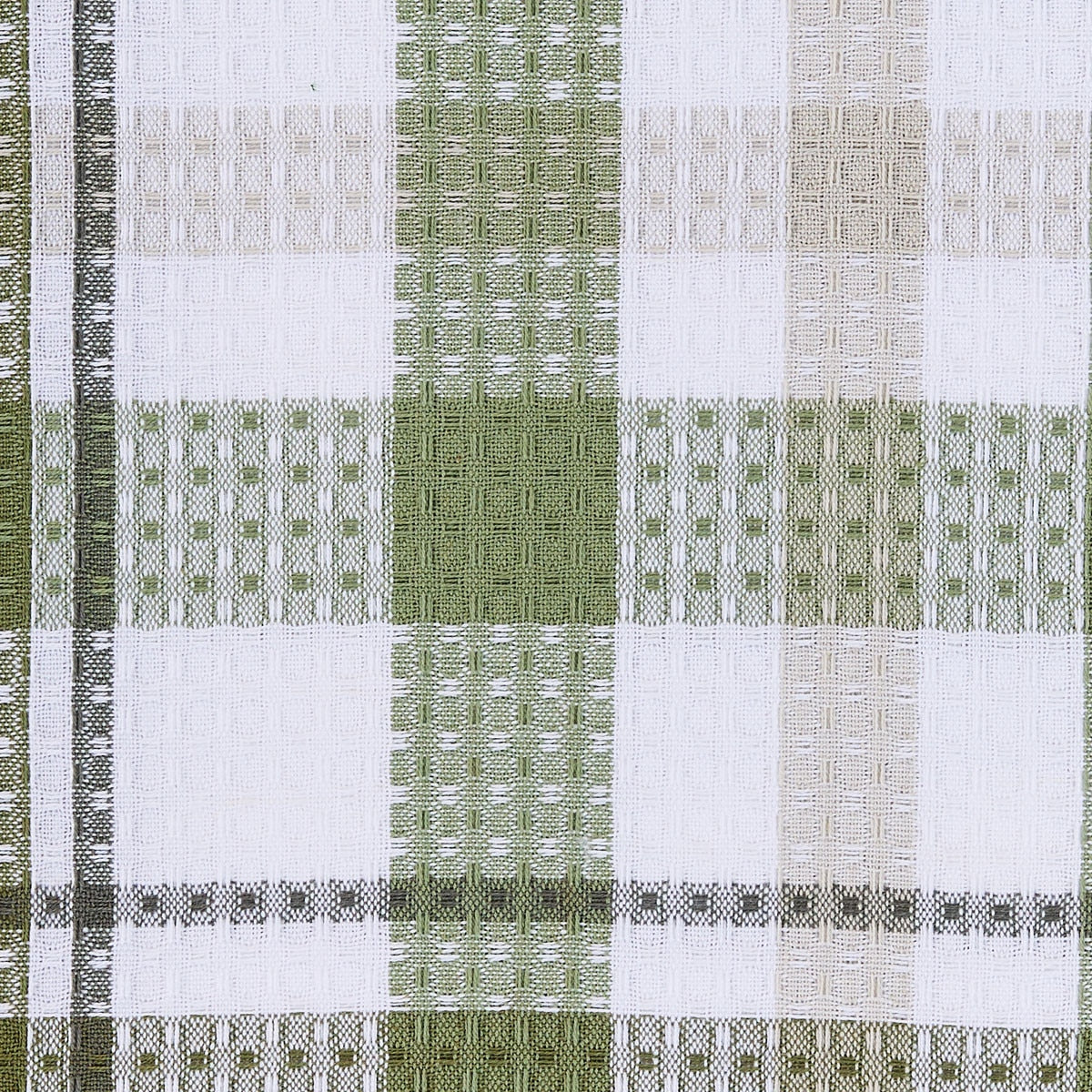 Hayes Plaid Waffle Dishtowels - Set of 2 Park Designs