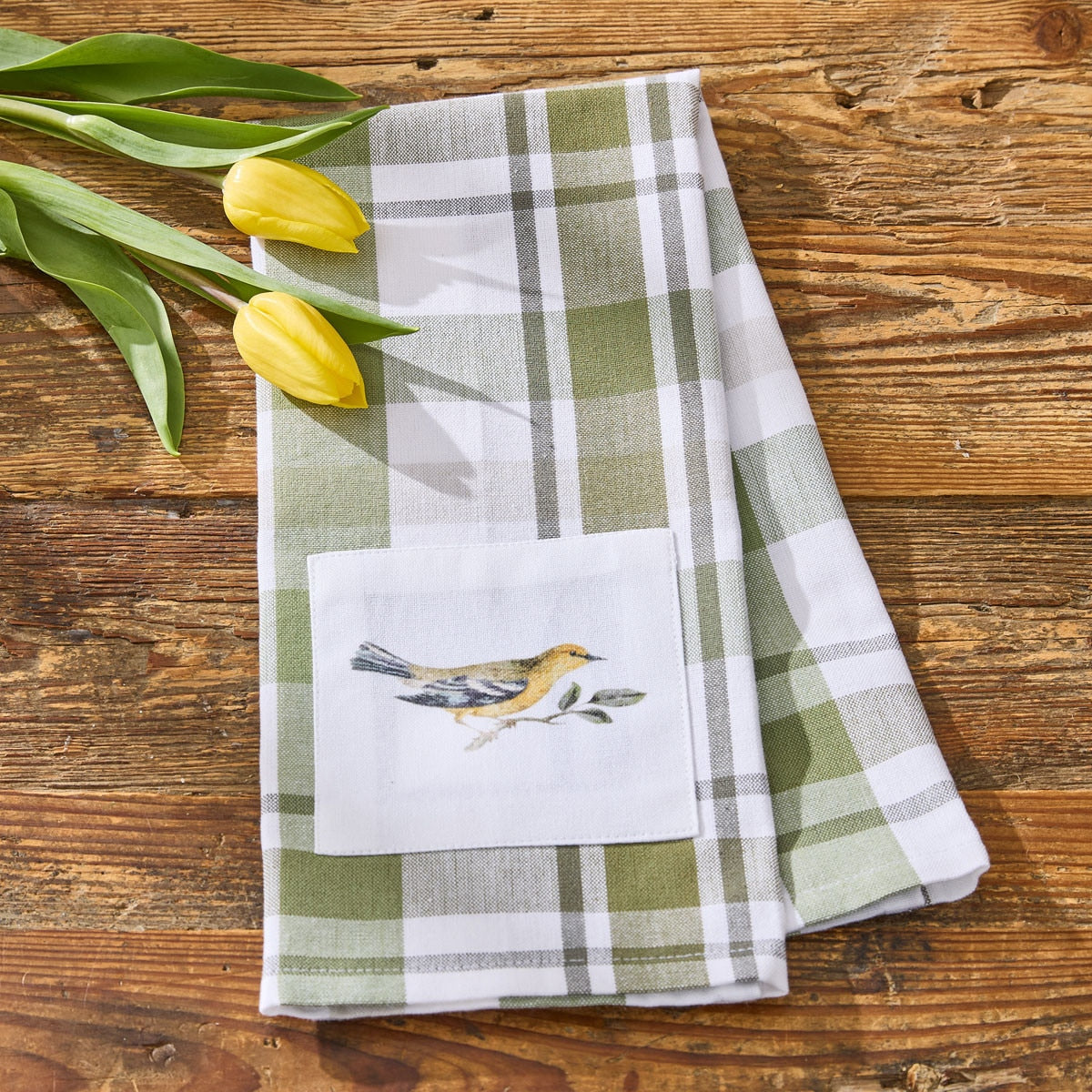 Hayes Plaid Decorative Dishtowels - Set of 2 Park Designs