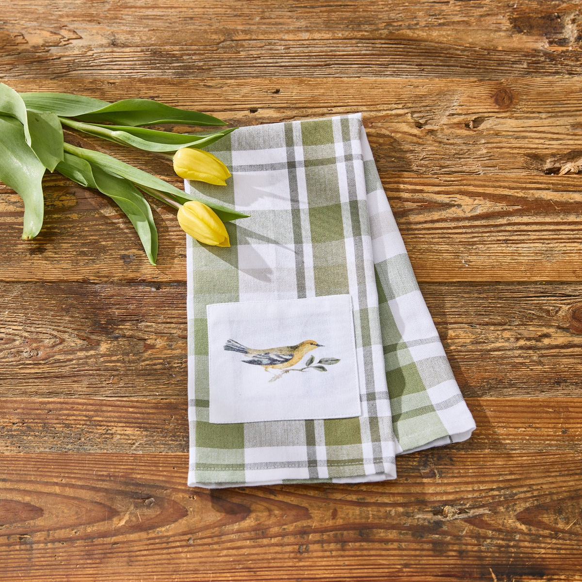 Hayes Plaid Decorative Dishtowels - Set of 2 Park Designs