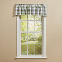 Hayes Plaid Lined Valance - 72x14 Park Designs
