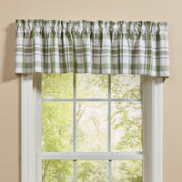 Hayes Plaid Lined Valance - 72x14 Park Designs