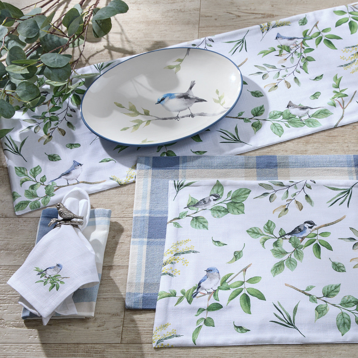 Songbird Table Runner 36" L Set of 2 Park Designs - The Fox Decor
