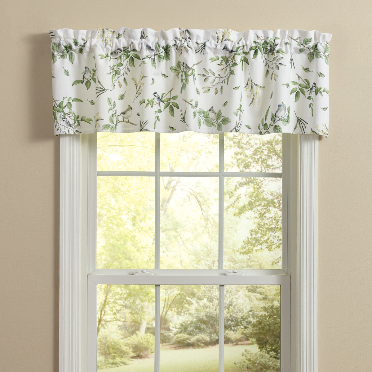 Songbird Lined Valance 14" L Set of 2 Park Designs - The Fox Decor