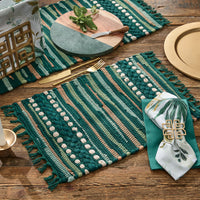 Patricia Heaton Home Rainforest Chindi Table Runner 36