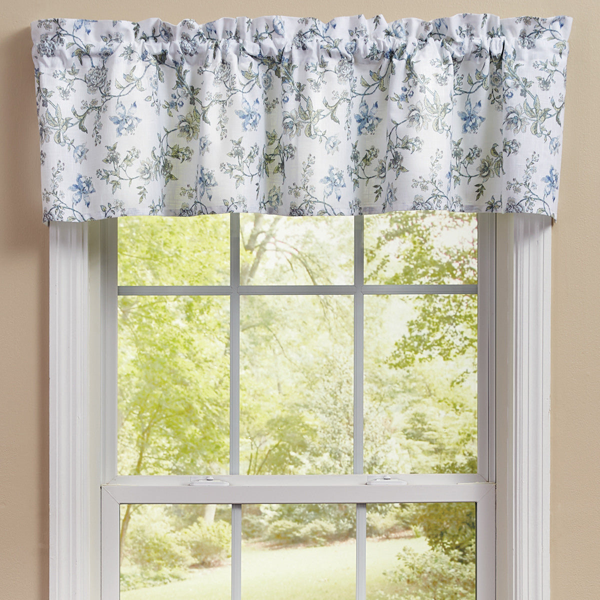 Wythe Garden Lined Valance 14"L Set of 2 Park Designs - The Fox Decor