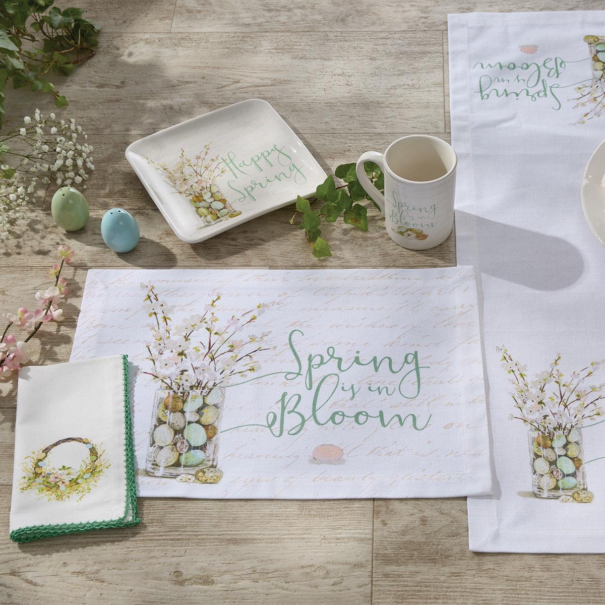 Spring In Bloom Placemat Set of 12 Park Designs - The Fox Decor