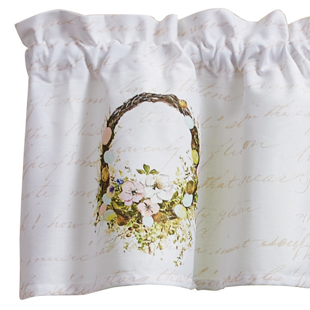 Spring In Bloom Valance 14"L Set of 2 Park Designs - The Fox Decor