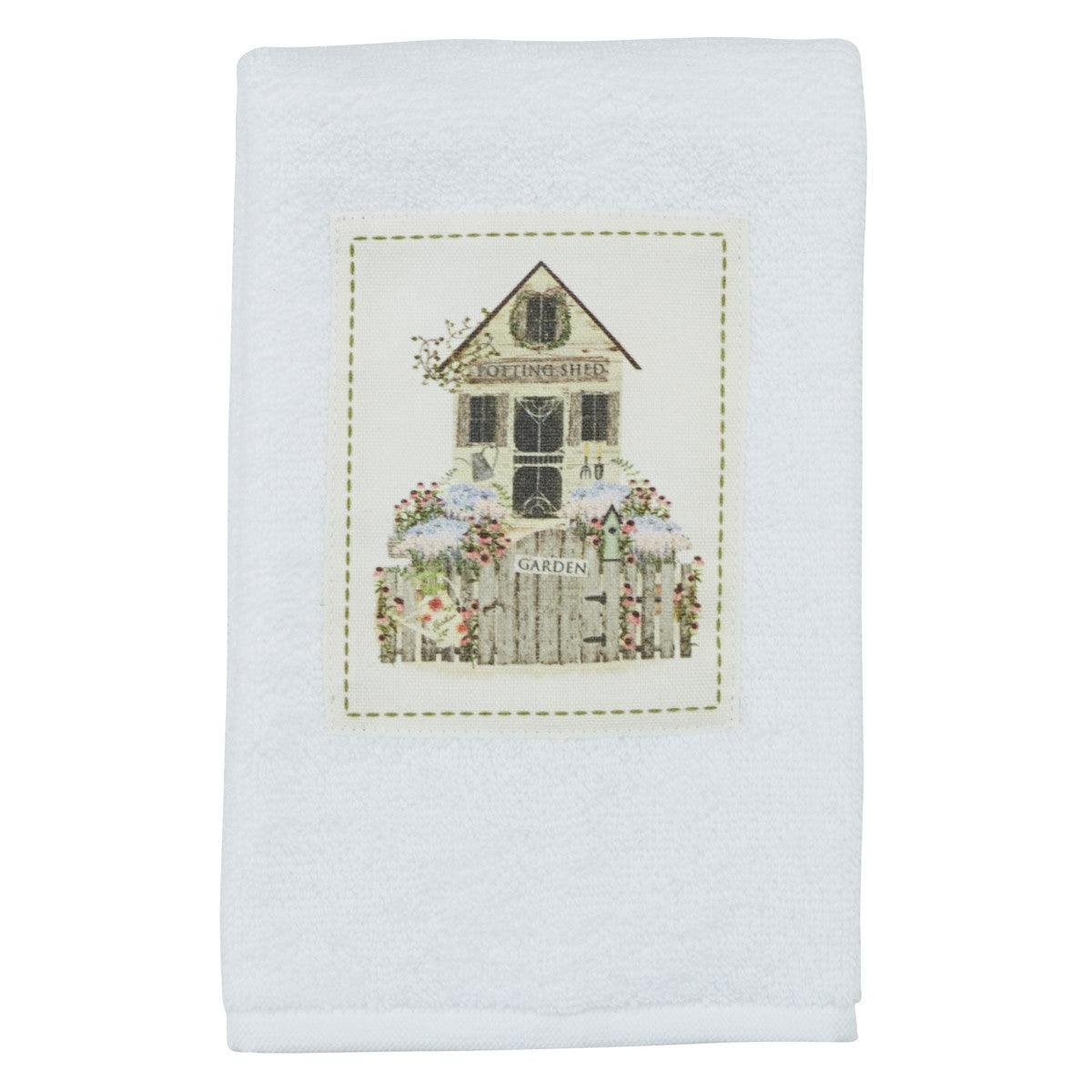 Spring Garden Terry Fingertip Towel Park Designs - The Fox Decor