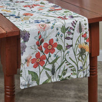 Wildflower Sketchbook Table Runner 54