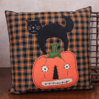 Black Cat Pumpkin Pillow PL842511
