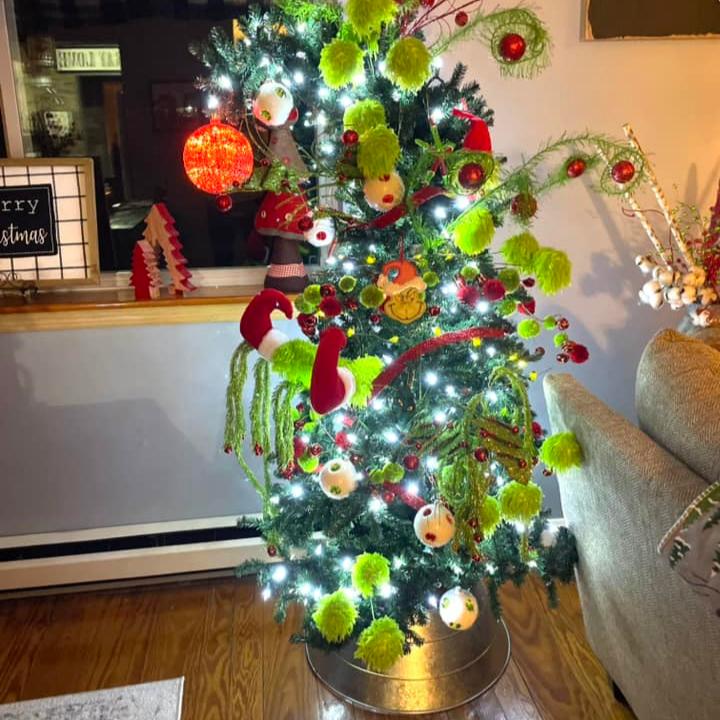 Alpine Tree, 4ft. Bendable Christmas Whoville Grinch Tree