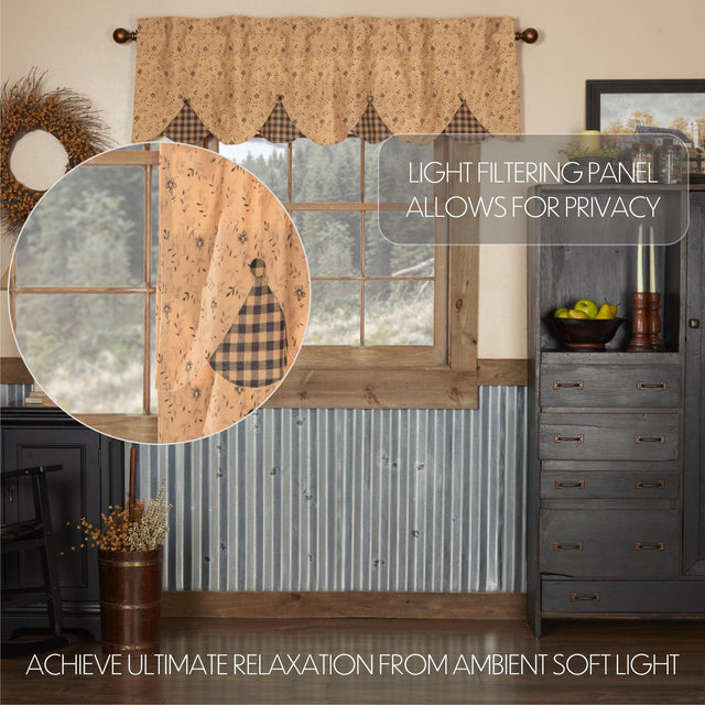 Maisie Valance Curtain 18x60 - The Fox Decor