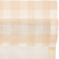 Annie Buffalo Tan Check Short Panel Curtain Set of 2 63
