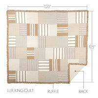 Grace Luxury King Quilt 120Wx105L VHC Brands