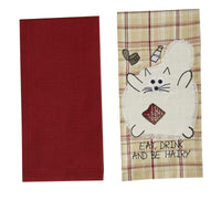 Thumbnail for Eat Drink Be Hairy 2 Dishtowel Set Park Designs - The Fox Decor