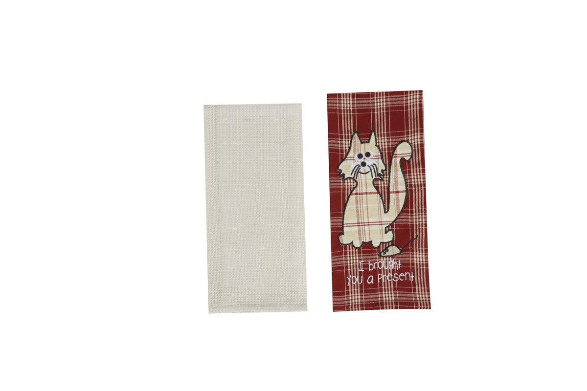 Brought You Present 2 Dishtowel Set Park Designs - The Fox Decor