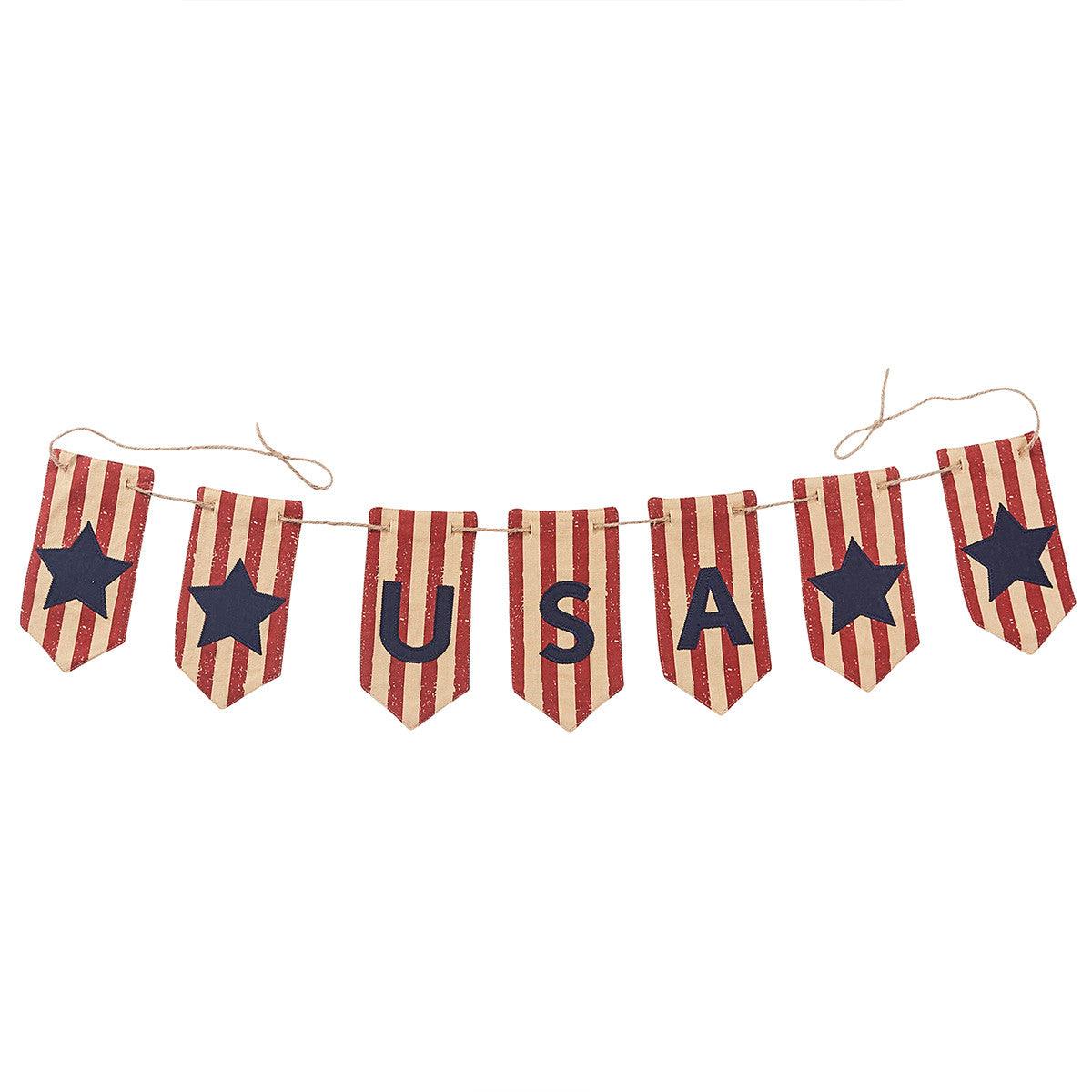 Star Spangled USA Banner Park Designs - The Fox Decor
