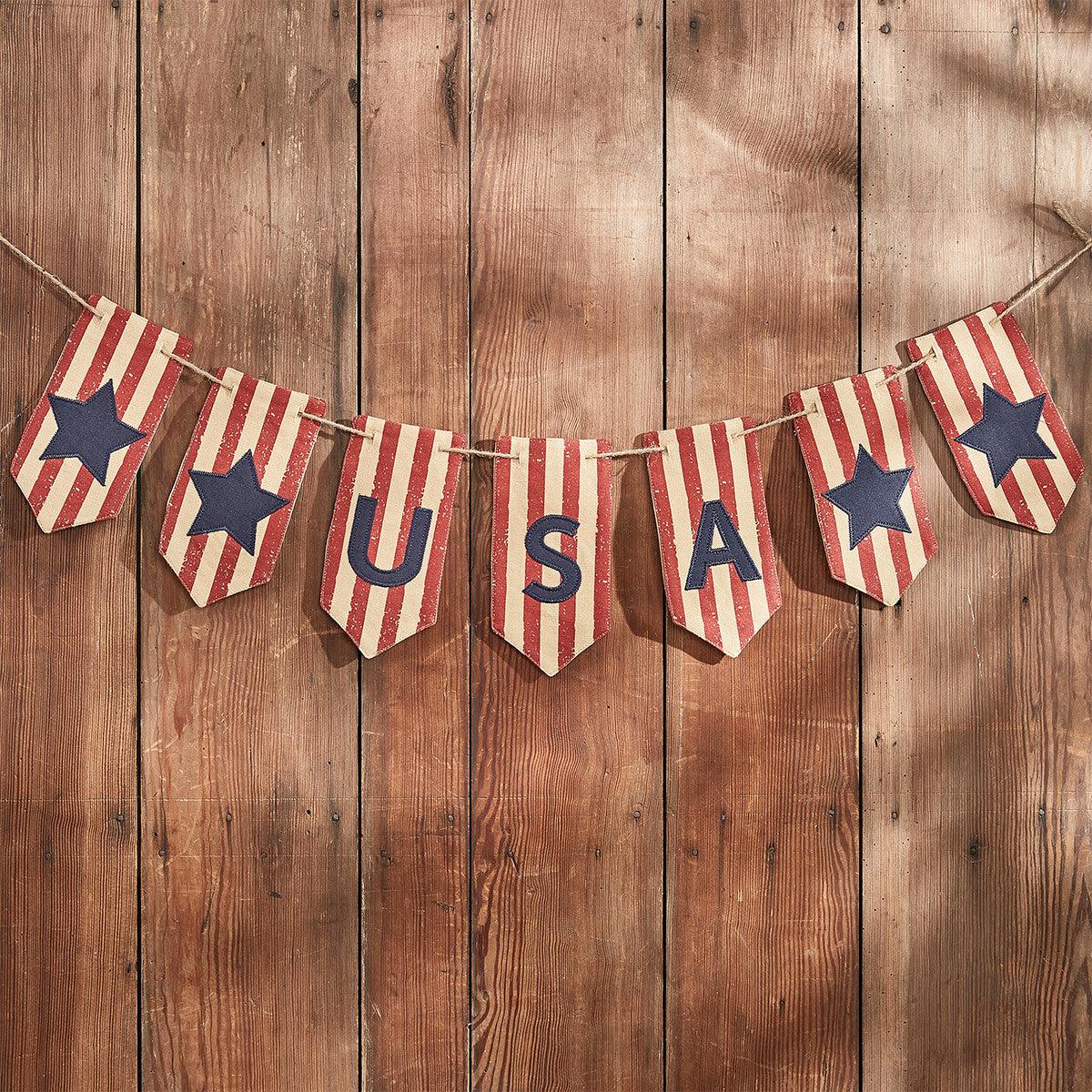 Star Spangled USA Banner Park Designs - The Fox Decor