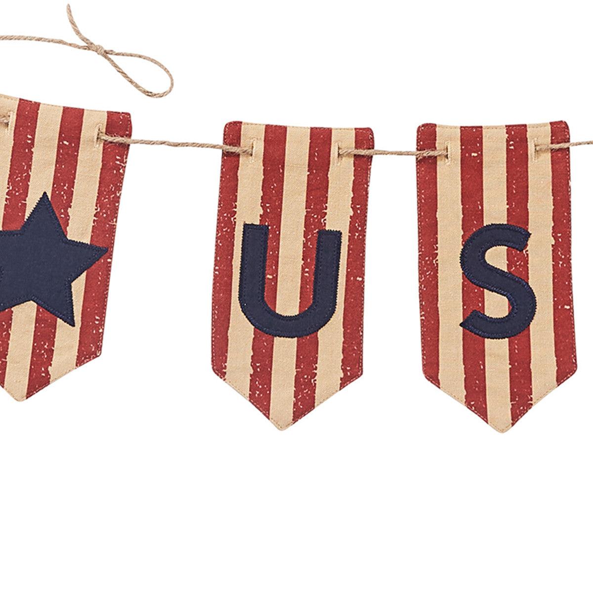 Star Spangled USA Banner Park Designs - The Fox Decor