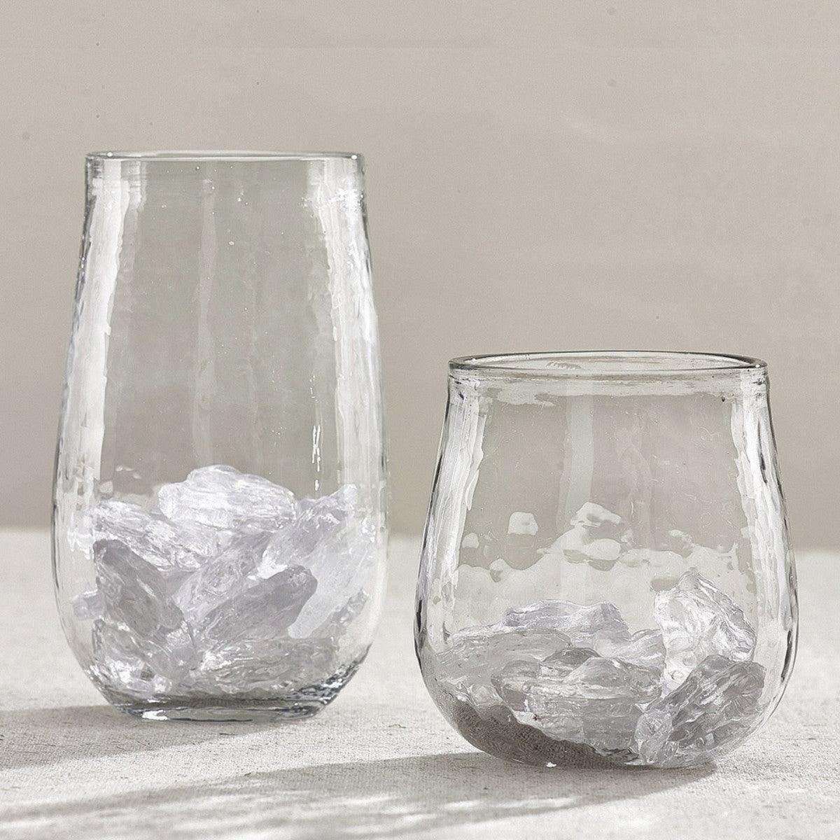 Textured Short Beverage Glass Set of 4 Park Designs - The Fox Decor