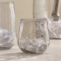 Textured Short Beverage Glass Set of 4 Park Designs - The Fox Decor