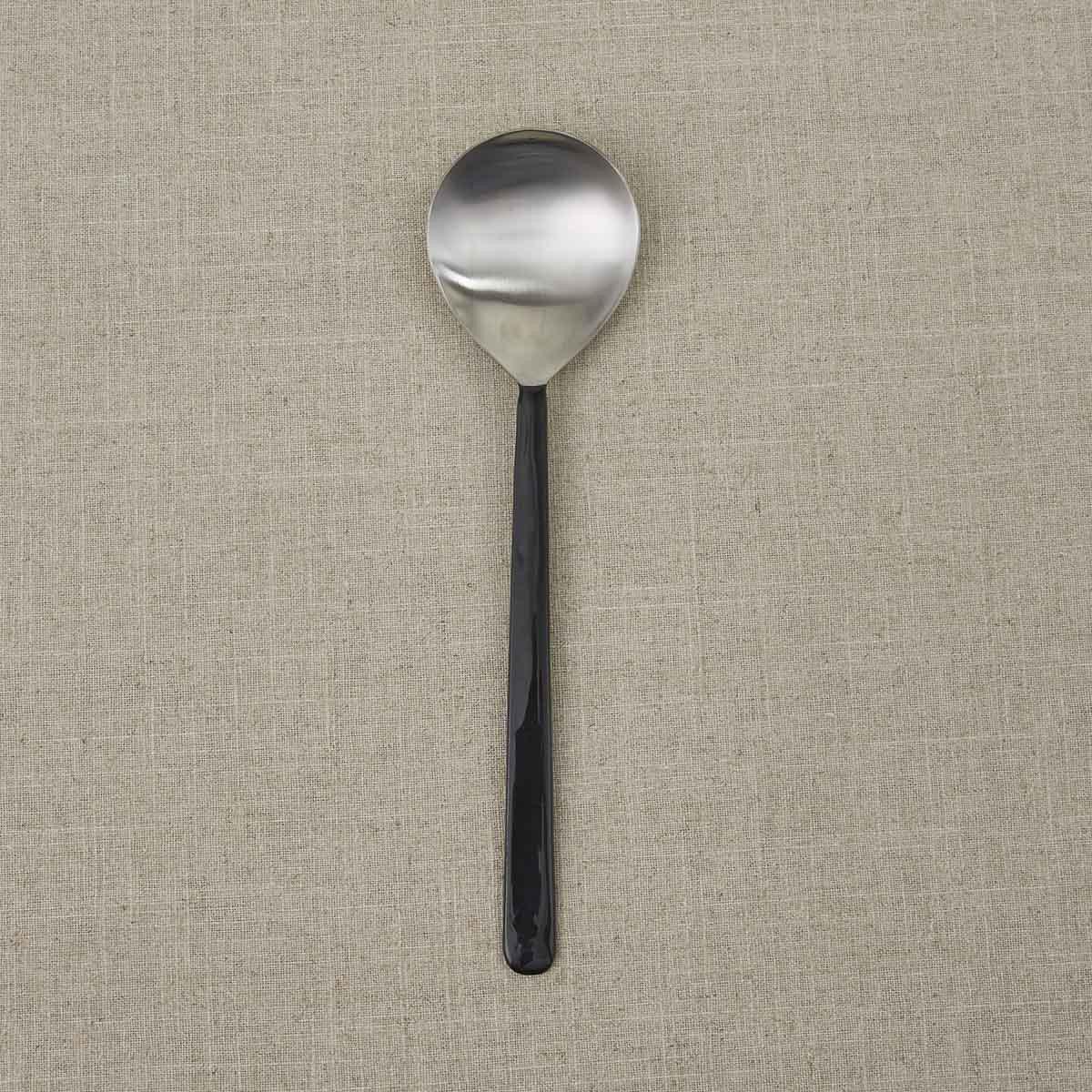 Black Handle Serving Spoon Set of 4 Park Designs - The Fox Decor