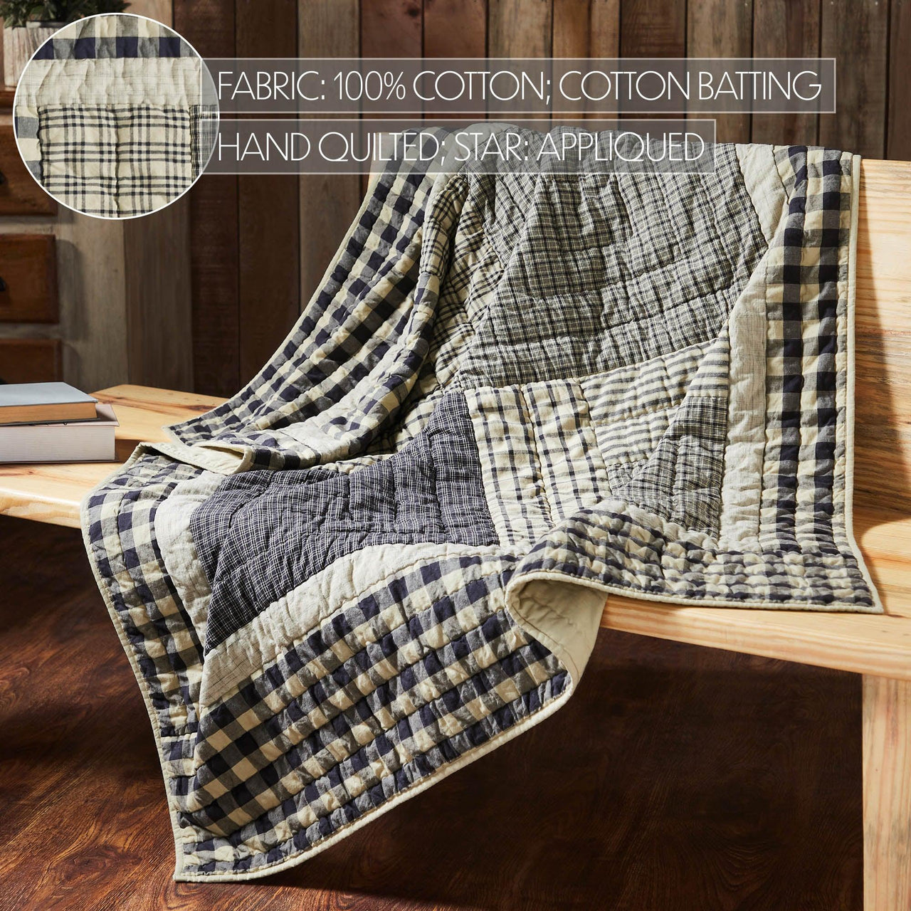 My Country Quilted Throw 50x60 - The Fox Decor