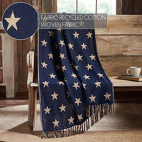 My Country Jacquard Stars Woven Throw 50x60 - The Fox Decor