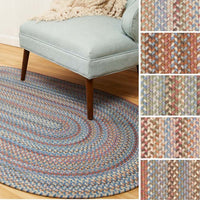 Bar Harbor Braided Area Rug - Oval