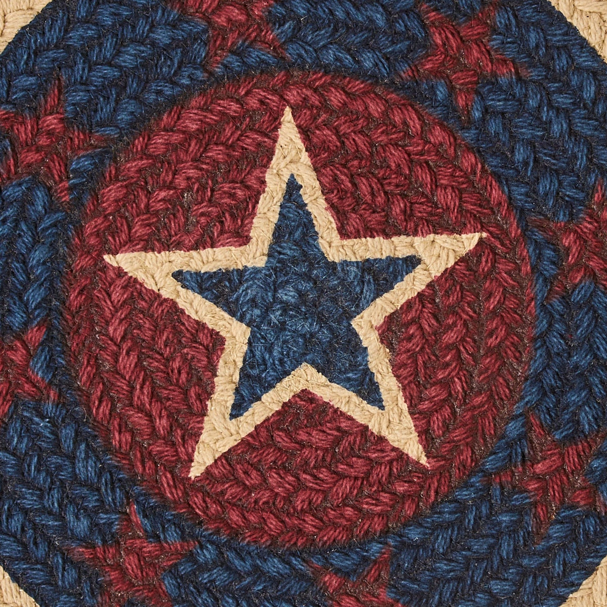 American Star Print Braided Placemat - Set of 6 Park Designs