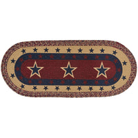 American Star Print Braided Table Runner 36