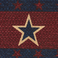 American Star Print Braided Table Runner 36