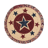 American Star Print Braided Trivet - Cumin Set of 6 Park Designs