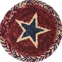 American Star Print Braided Coasters Set of 8 - Park Designs