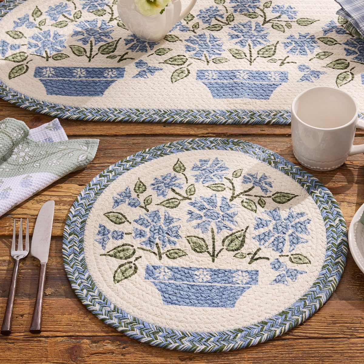 Emmaline Braided Placemats 15" - Set of 6 Park Designs