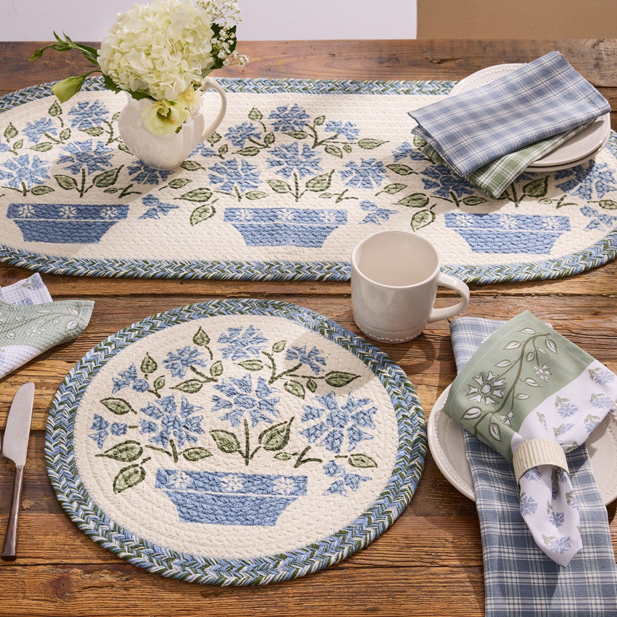 Emmaline Braided Placemats 15" - Set of 6 Park Designs