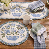 Emmaline Braided Table Runner - Oval 15x36 Park Designs