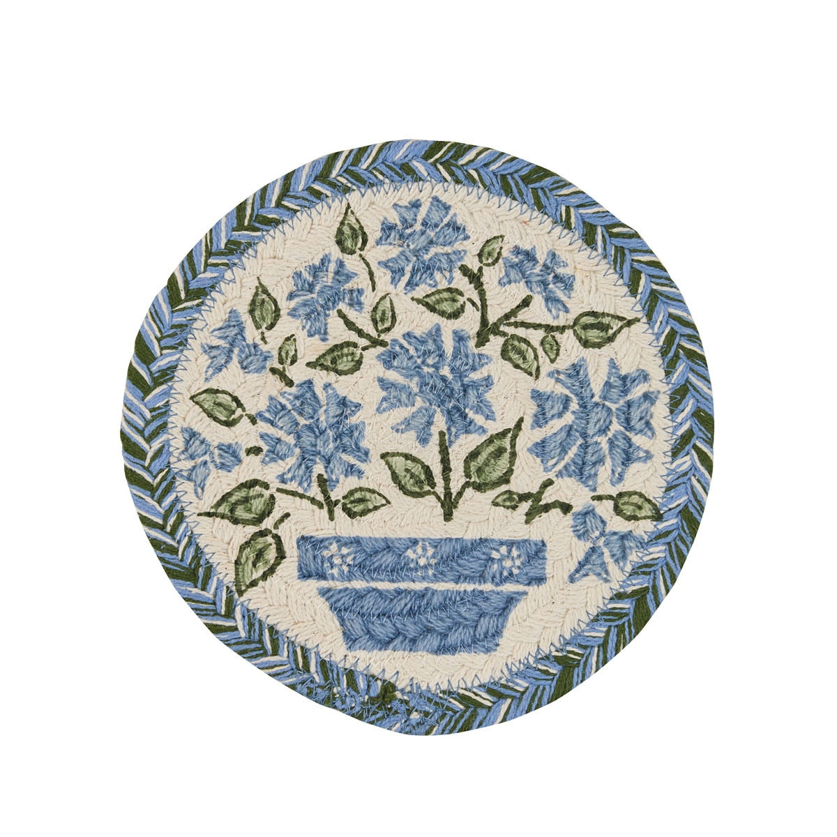 Emmaline Braided Trivets - 8" Set of 6 Park Designs