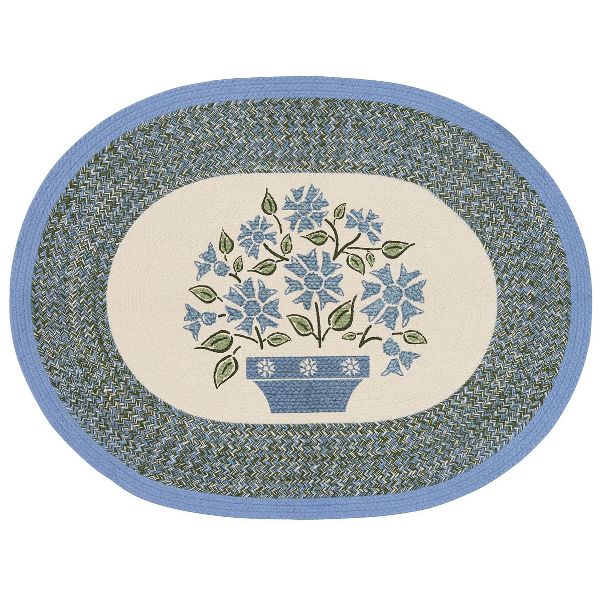Emmaline Braided Rug - Oval 32x42 Park Designs