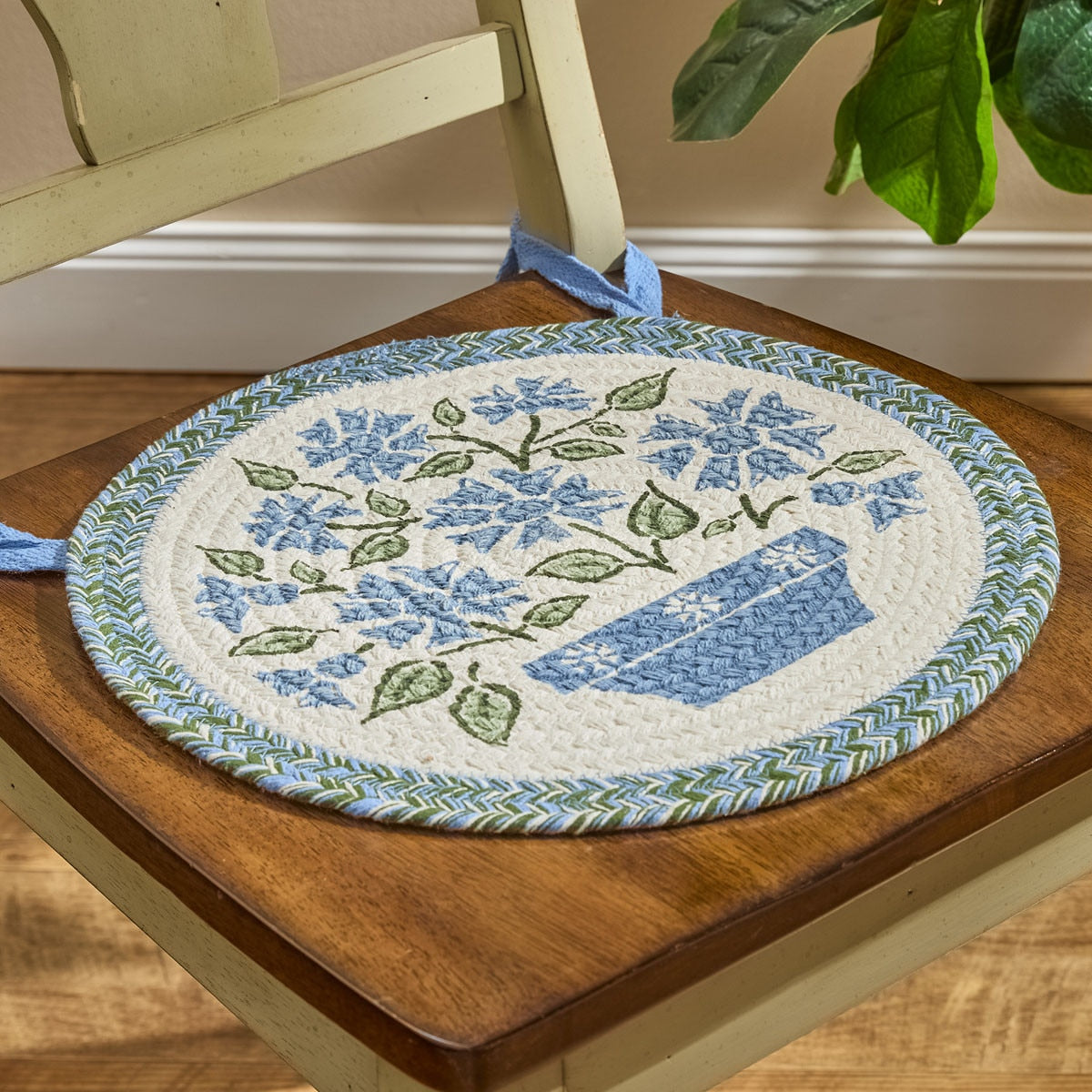 Emmaline Braided Chair Pads - Set of 2 Park Designs