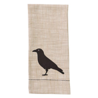 Applique Crow Decorative Dishtowel - Set of 2 Park Designs