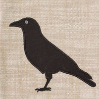 Applique Crow Decorative Dishtowel - Set of 2 Park Designs