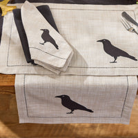 Applique Crow Table Runner 36