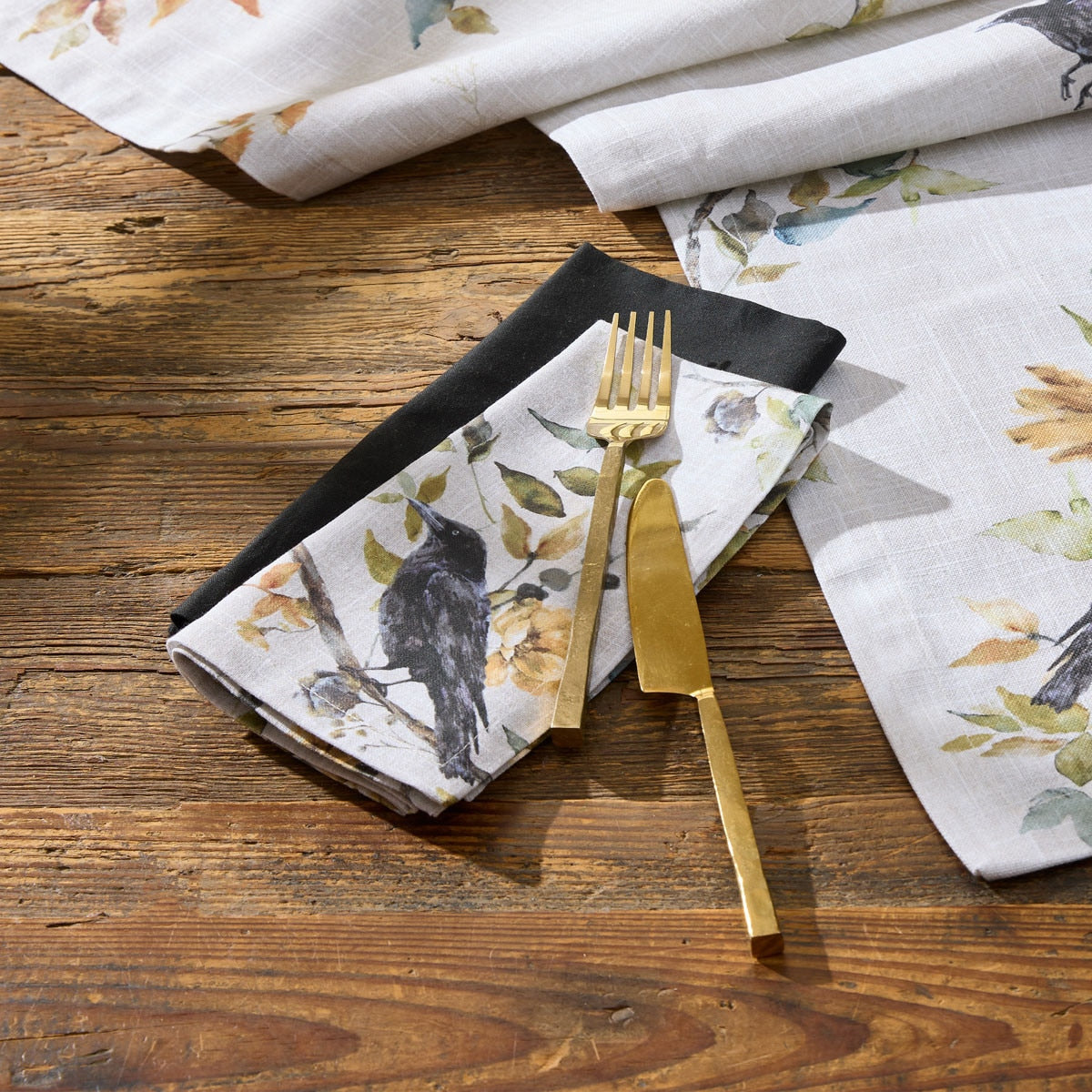 Charming Crow Napkin -  Set of 4 Park Designs