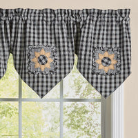 Thumbnail for Stafford Sunflower Lined Triple Point Valance 20